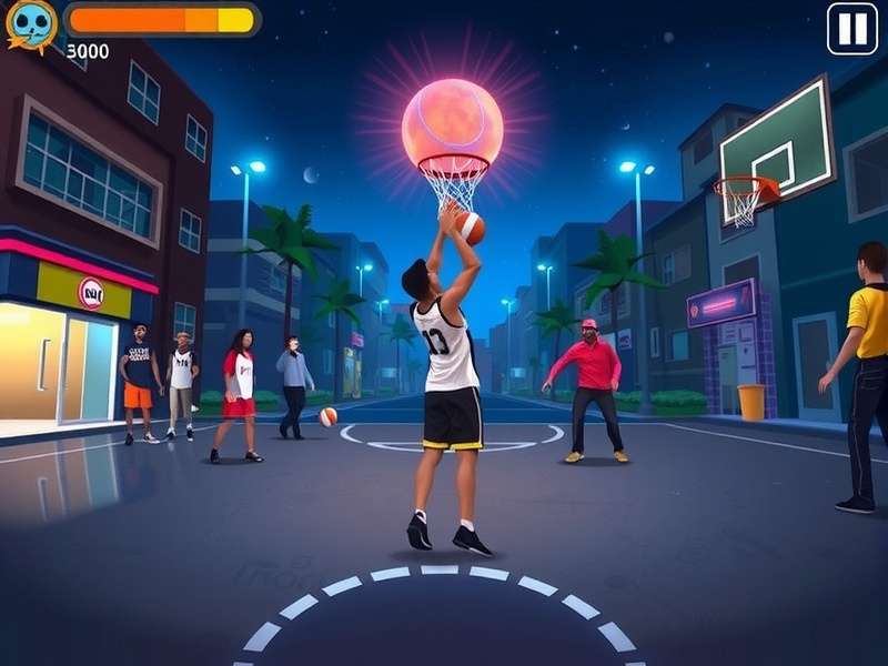 Dunk Slum Star Gameplay Screenshot